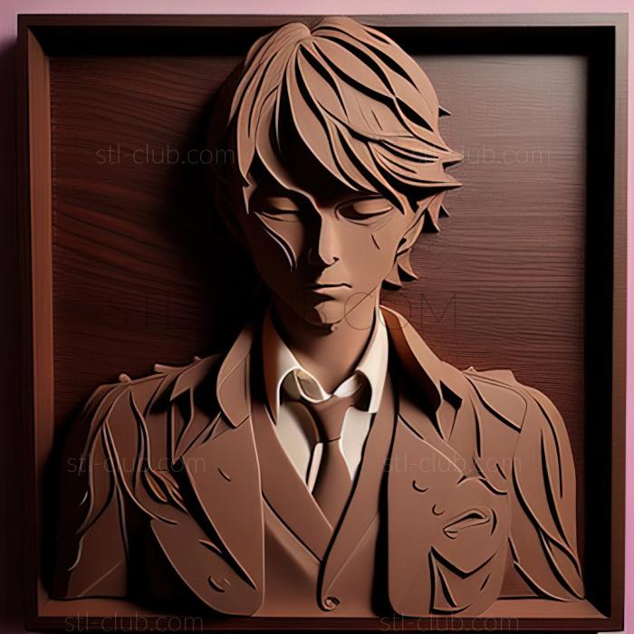 3D model Wataru Hatano from Bungo Stray Dogs (STL)